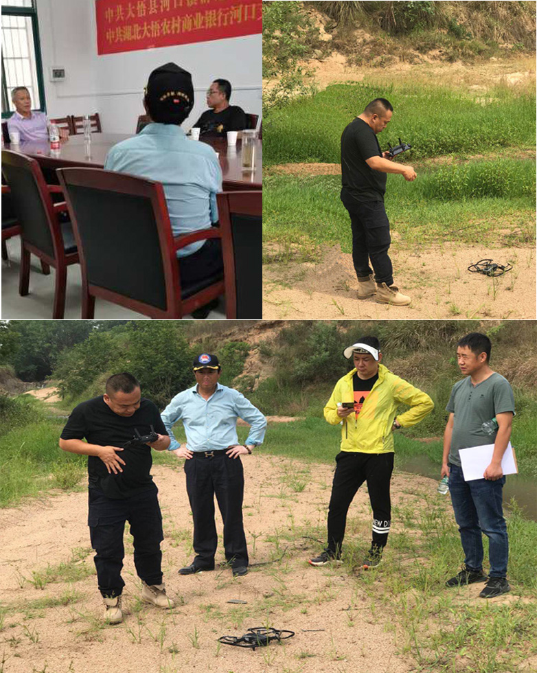 湖北省矿冶行业协会负责人率会员单位到大悟县河口镇群建村精准扶贫、项目调研